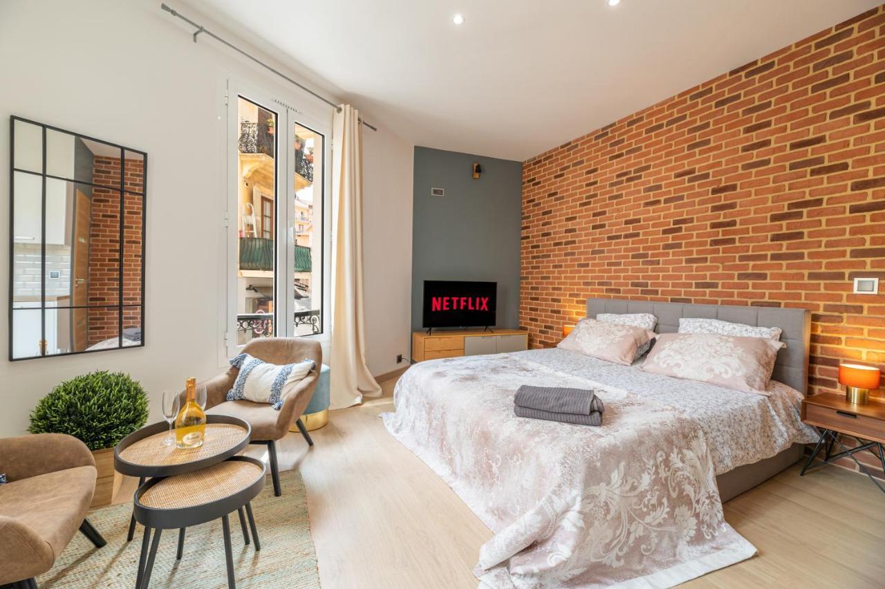 Grand Studio Climatise Tres Proche Monaco 博索莱伊 外观 照片
